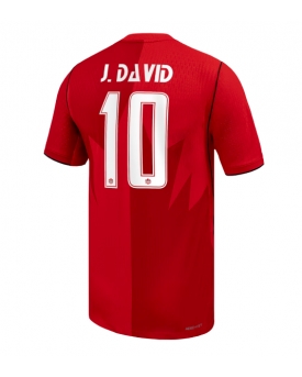 Billige Fotballdrakt Canada Jonathan David #10 Replika Hjemmedrakt VM 2026 Kortermet Billige Fotballdrakt Canada Jonathan David #10 Replika Hjemmedrakt VM 2026 Kortermet
